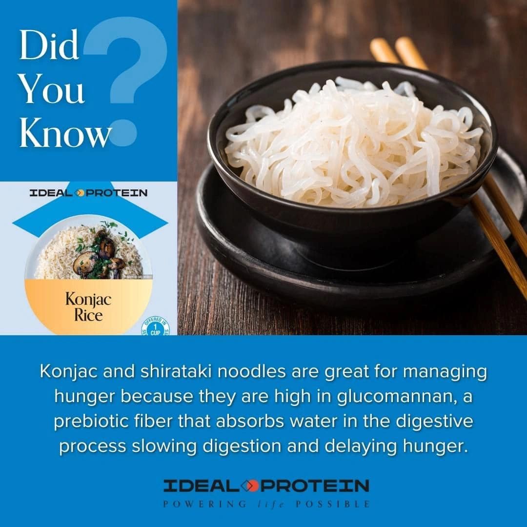 Ideal Protein's Konjac & shirataki noodles